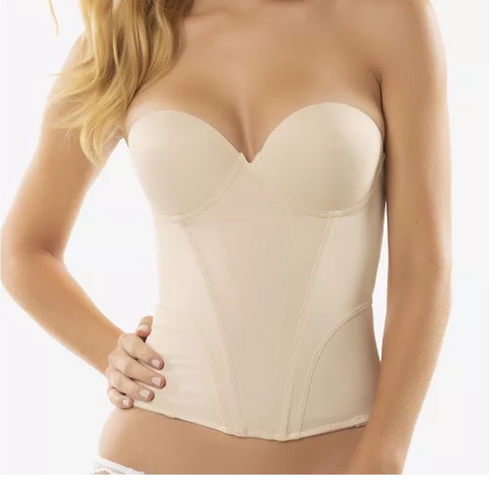 Jezebel Nude Color Underwire Padded Bustier